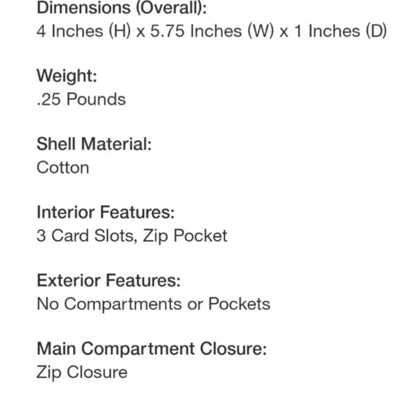 Universal Thread Small Abstract Zip Around Wallet cute slightly fuzzy - Picture 3 of 3